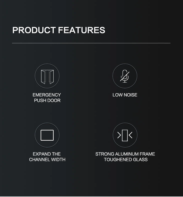 Emergency Push to Open Breakout Auto Sliding Door System