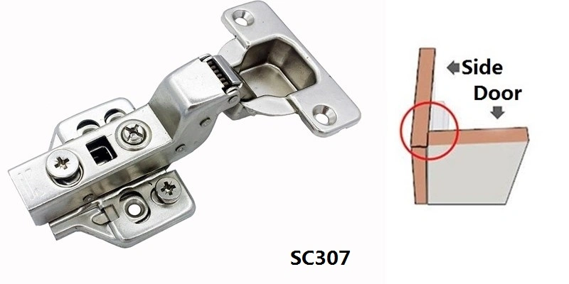 Furniture Accessories Soft Closing 3D Kitchen Cabinet Door Clip on Hydraulic Concealed Hinge