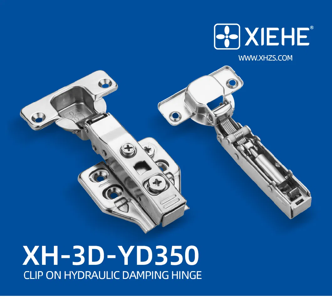 3D-Yd350 Clip on 3D Adjustable Hydraulic Damping Cabinet Door Hinge